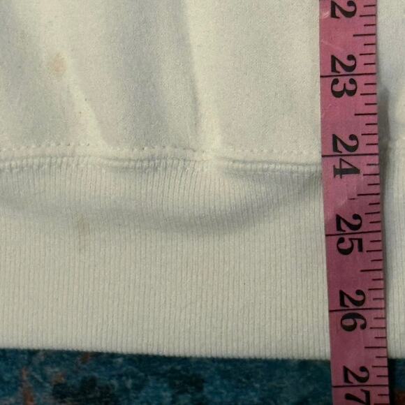 Vintage 80s Yale University Crest White Galt Sand Crewneck Adult Large - Picture 4 of 5